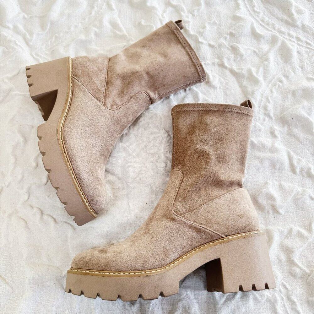 Dolce Vita Suede Tale Platform Boot Size 10 New